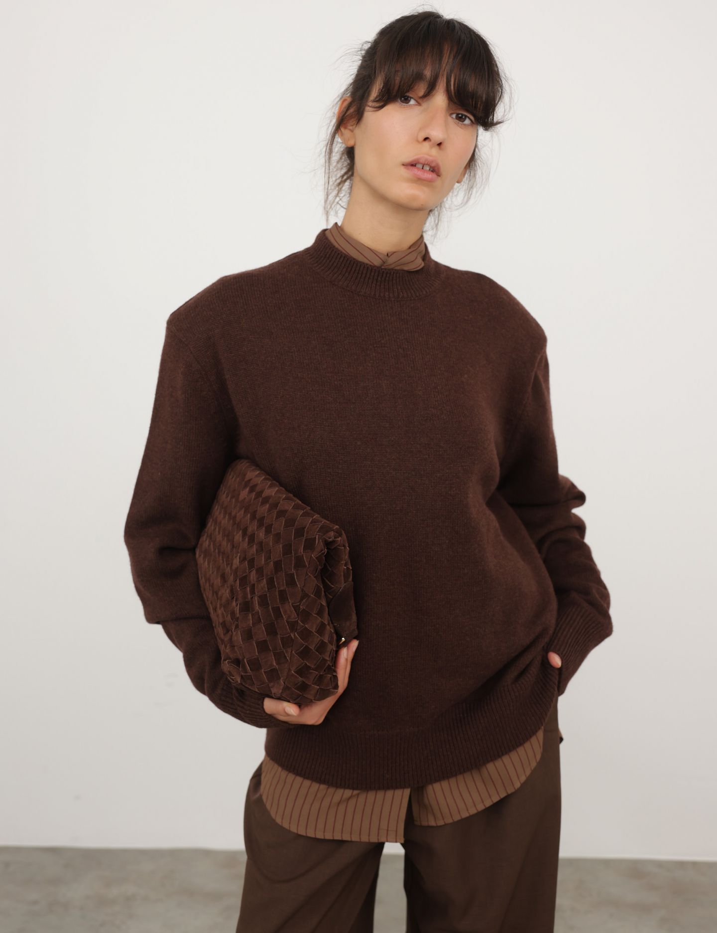 תיק זמש קלוע - תיקים