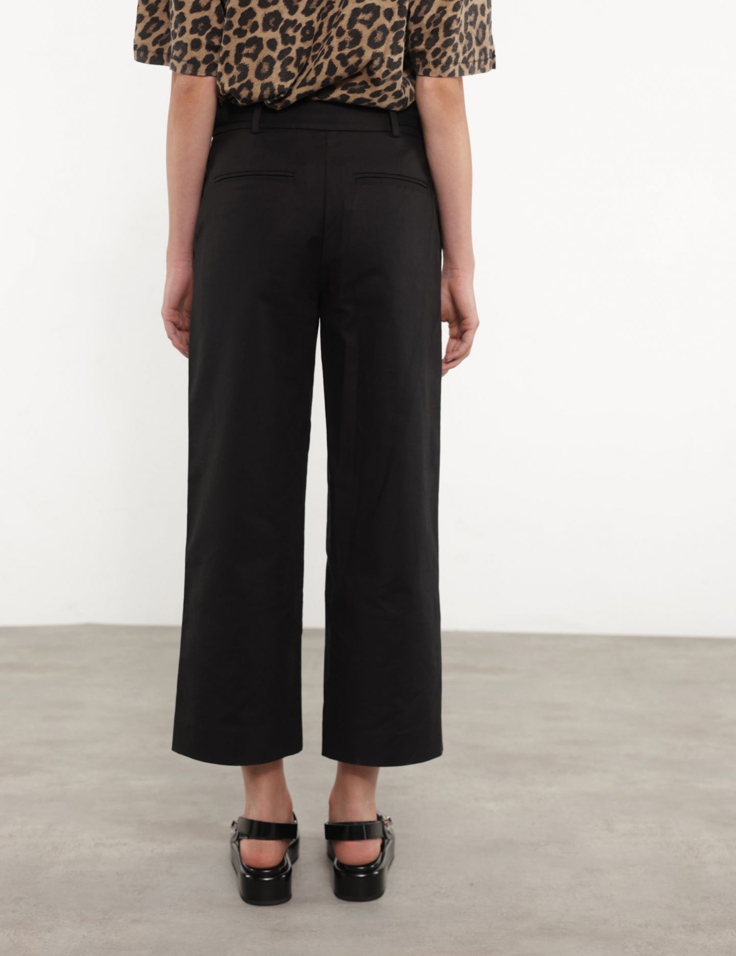 מכנסי בד מחויטים CALI - בגדים