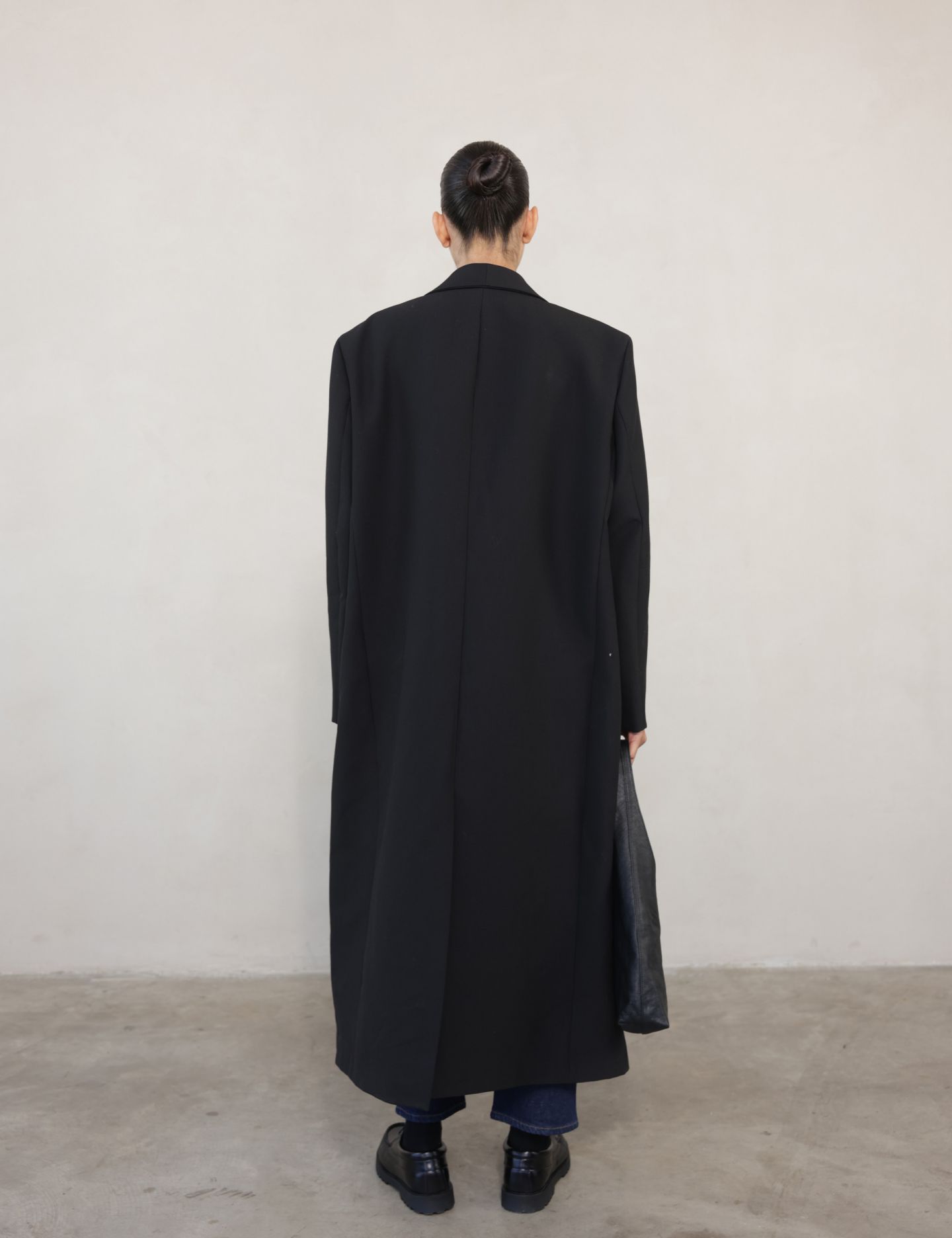 מעיל ארוך מחויט - בגדים