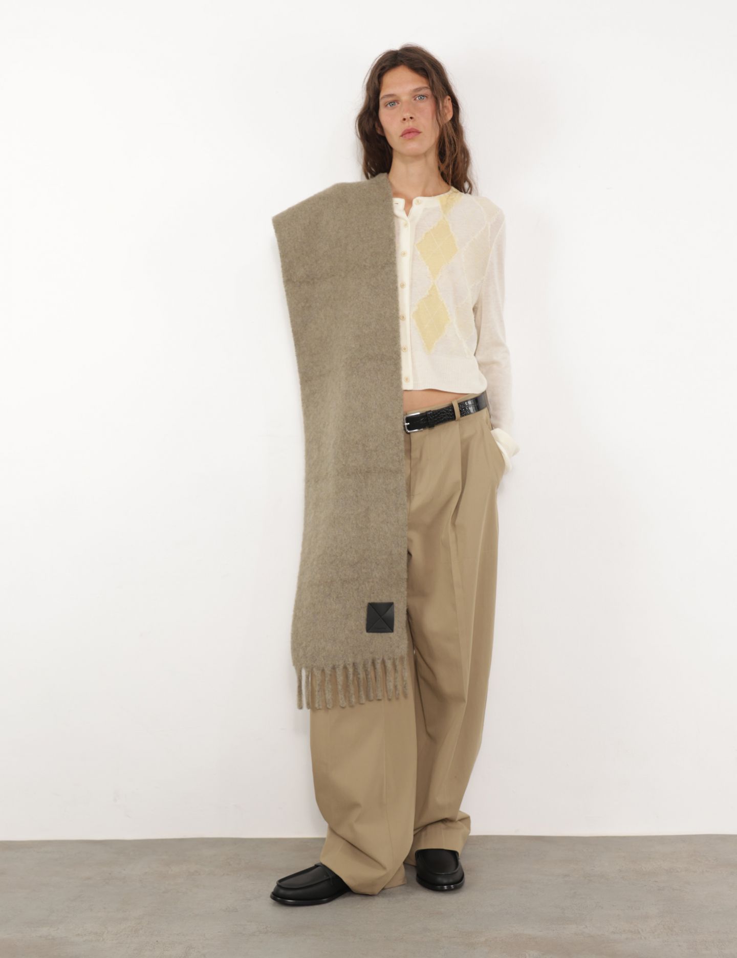 קרדיגן מעוינים - בגדים