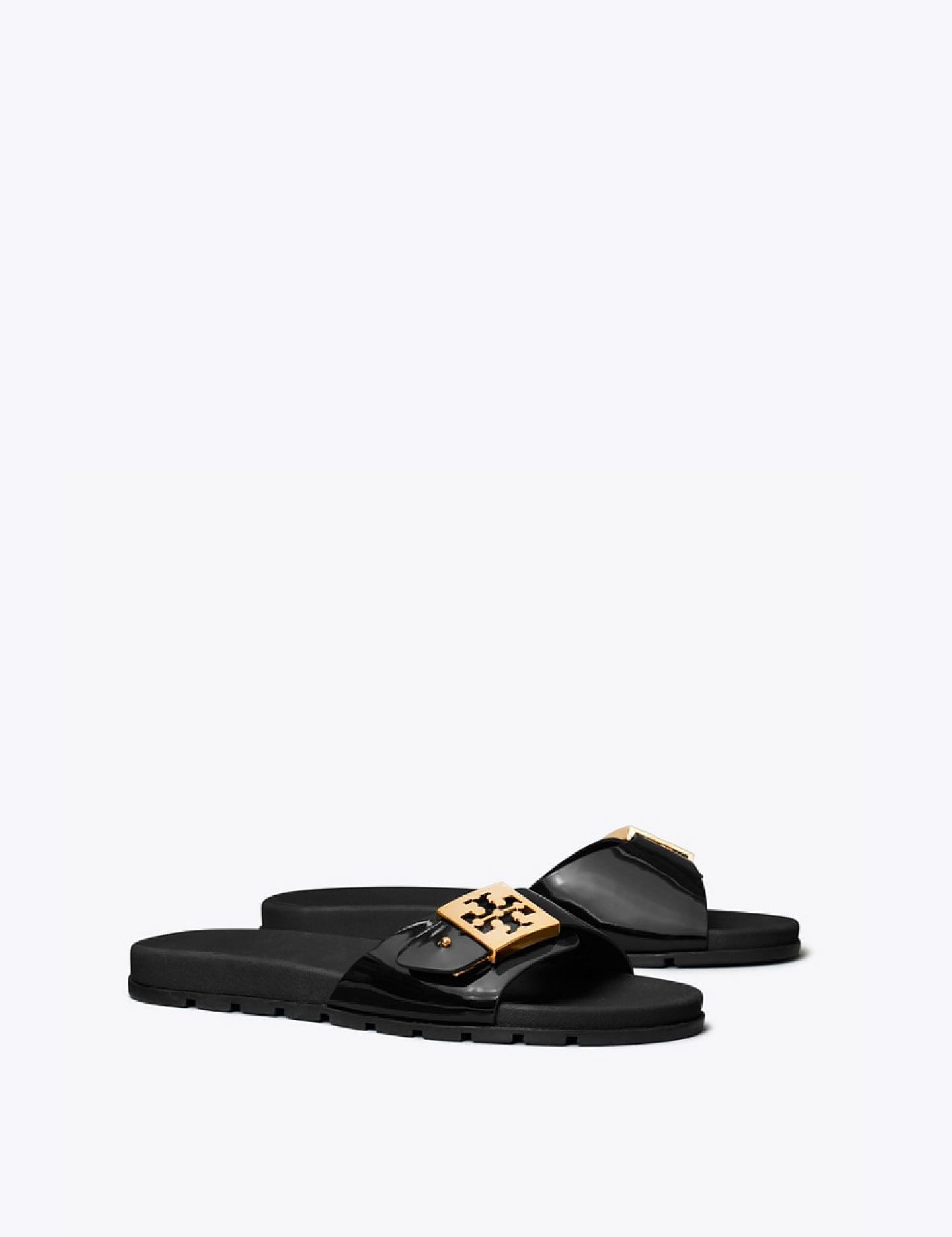 כפכפי סליידס עם אבזם - נעליים