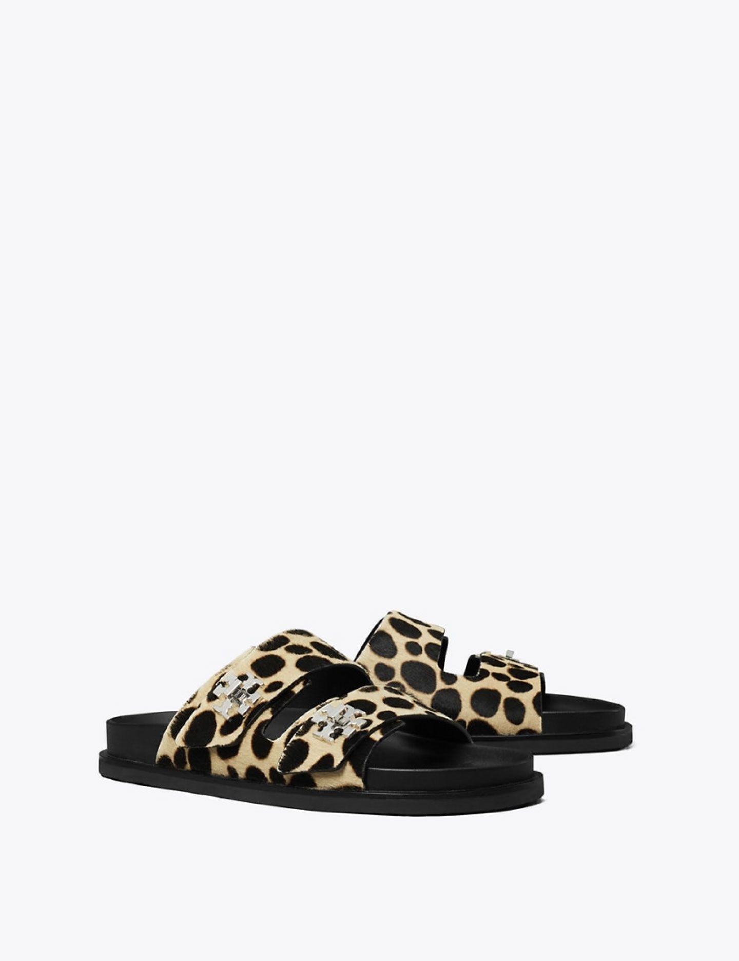 כפכפים סליידס מנומרות - נעליים