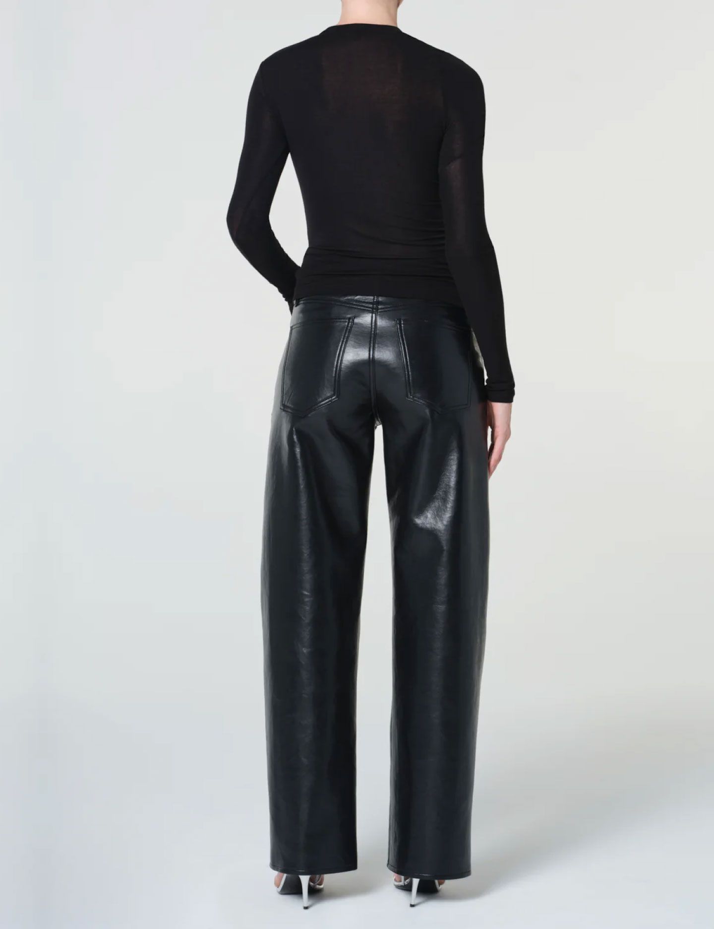 מכנסי דמוי עור DETOX - בגדים