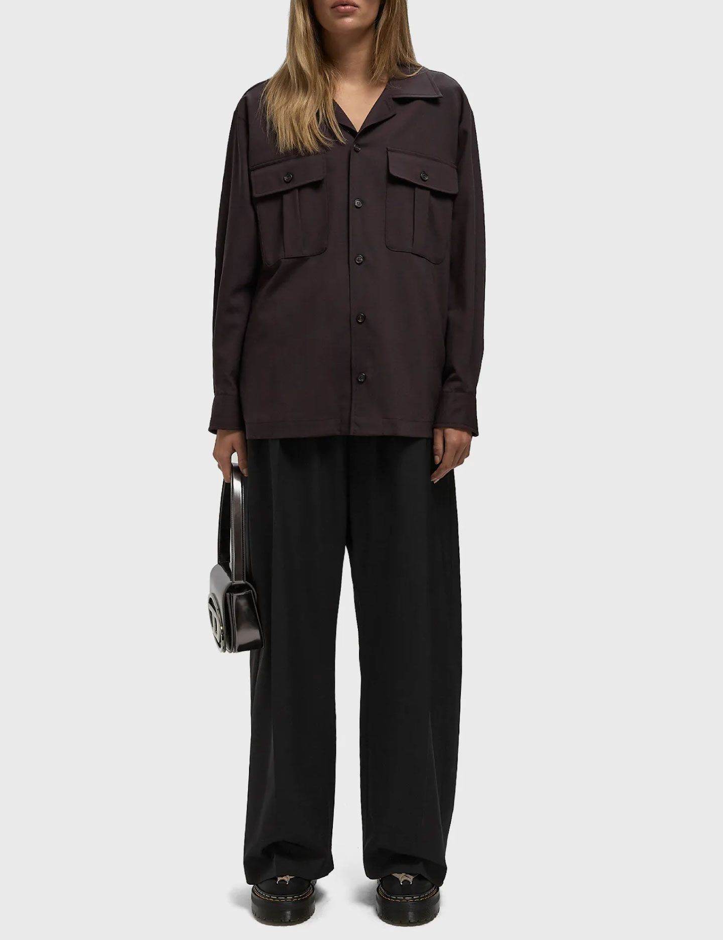 מכנסיים ארוכים בגזרה מחוייטת - בגדים